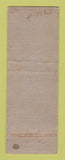 Matchbook Cover - Coldwater Oil gas White Rose Coldwater OH