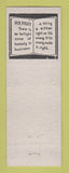 Matchbook Cover - Baker Hotel Bar Lounge Craig Colorado