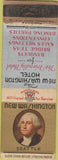 Matchbook Cover - New Washington Hotel Seattle WA