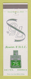 Matchbook Cover - 1st National Bank Dalton GA 1963