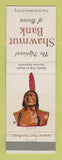 Matchbook Cover - National Shawmut Bank Boston MA