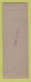Matchbook Cover - Greenzoil oil gas HW Sauer Austin TX