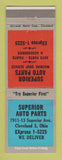Matchbook Cover - Superior Auto Parts Cleveland OH
