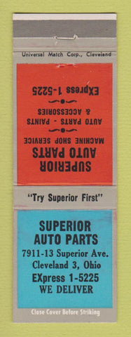 Matchbook Cover - Superior Auto Parts Cleveland OH