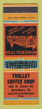 Matchbook Cover - Trolley Coffee Shop Belvidere IL