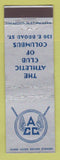 Matchbook Cover - Athletic Club of Columbus OH