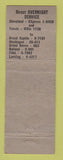 Matchbook Cover - Wolverine Express Trucking Muskegon MI