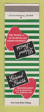 Matchbook Cover - Leland Smith Insurance Fort Wayne IN