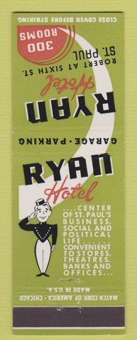 Matchbook Cover - Ryan Hotel St Paul MN