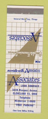 Matchbook Cover - Associates Loan Company Cleveland OH