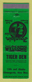 Matchbook Cover - Tiger Den Alamogordo NM