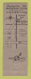 Matchbook Cover - Boulevard Motel Cafe Minneapolis MN