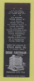 Matchbook Cover - Dixie Sherman Hotel Panama City FL