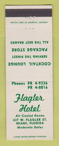 Matchbook Cover - Flagler Hotel Miami FL