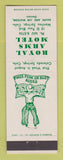 Matchbook Cover - Royal Arms Motel Manitou Springs Colorado Pikes Peak Rodeo