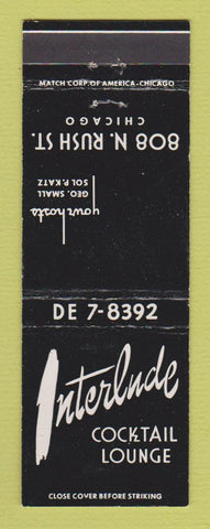 Matchbook Cover - Interlude Cocktail Lounge Chicago IL