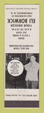 Matchbook Cover - Eli Borwick Grocery Portsmouth NH