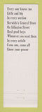 Matchbook Cover - Eli Borwick Grocery Portsmouth NH