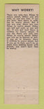 Matchbook Cover - Lancey House Pittsfield ME
