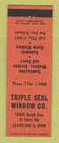 Matchbook Cover - Triple Seal Windows Cleveland OH