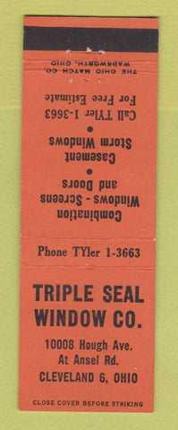 Matchbook Cover - Triple Seal Windows Cleveland OH