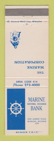 Matchbook Cover - Marine National Exchange Bank Milwaukee WI