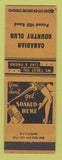 Matchbook Cover - Canadian Country Club Pount Hill Road girlie