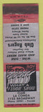 Matchbook Cover - Club Rogers Fresno CA girlie