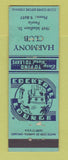 Matchbook Cover - Harmony Club Peoria IL WORN