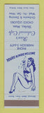 Matchbook Cover - Rice's Colonial Cafe Shirley MA girlie