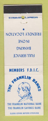Matchbook Cover - Franklin Banks Ben