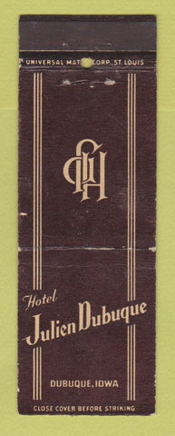 Matchbook Cover - Hotel Julien Dubuque IA WEAR
