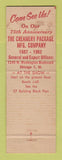 Matchbook Cover - Dairy Industries Exposition Atlantic City NJ 1962