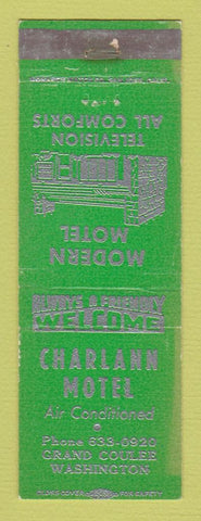 Matchbook Cover - Charlann Motel Grand Coulee WA WEAR