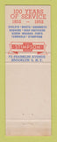 Matchbook Cover - Stimpson Fasteners Metal Goods Brooklyn NY 1952