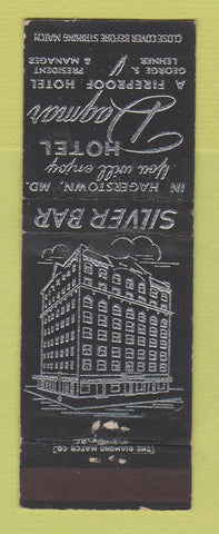 Matchbook Cover - Hotel Dagmar Hagerstown MD WEAR