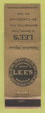 Matchbook Cover - Lee's Chinese Restaurant Manchester NH WEAR
