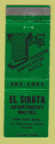 Matchbook Cover - El Sirata Apartment Motel St Petersburg Beach FL