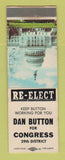 Matchbook Cover - Dan Button for Congress Election WEAR