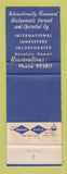 Matchbook Cover - Ilikai Honolulu Hawaii