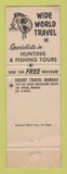Matchbook Cover - El Cortez Hotel Casino Las Vegas NV Prevent Forest Fires WEAR