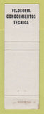 Matchbook Cover - International Conference San Juan Puerto Rico 1966