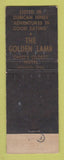 Matchbook Cover - Golden Lamb Hotel Lebanon OH WORN