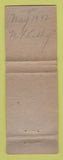 Matchbook Cover - President Tavern Cafeteria New York City