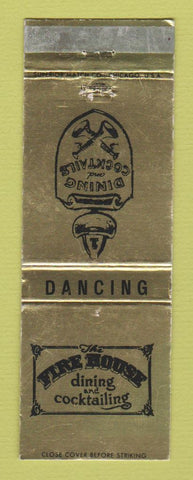 Matchbook Cover - Fire House Restaurant Prairie Du Sac Janesville WI WEAR