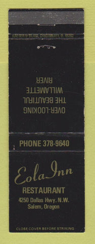 Matchbook Cover - Eola Inn Restaurant Salem OR