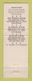 Matchbook Cover - Downtown Motel San Francisco CA Amazon Motel WEAR
