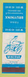 Matchbook Cover - Minerva Firma Bruyninx Beringen Bicycles