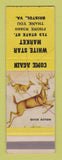 Matchbook Cover - White Star Market Bristol VA SAMPLE WRITING