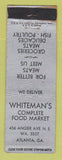 Matchbook Cover - Whiteman's Grocery Store Atlanta GA WEAR